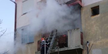 Incendiu violent într-un apartament de pe șoseaua I. L. Caragiale!