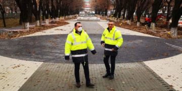 Continuă lucrările de reabilitare în parcul Mitropoliei!