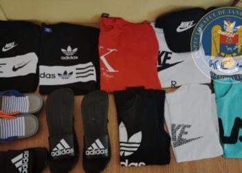 Mai multe produse cu denumirile unor mărci de renume au fost confiscate de jandarmi!