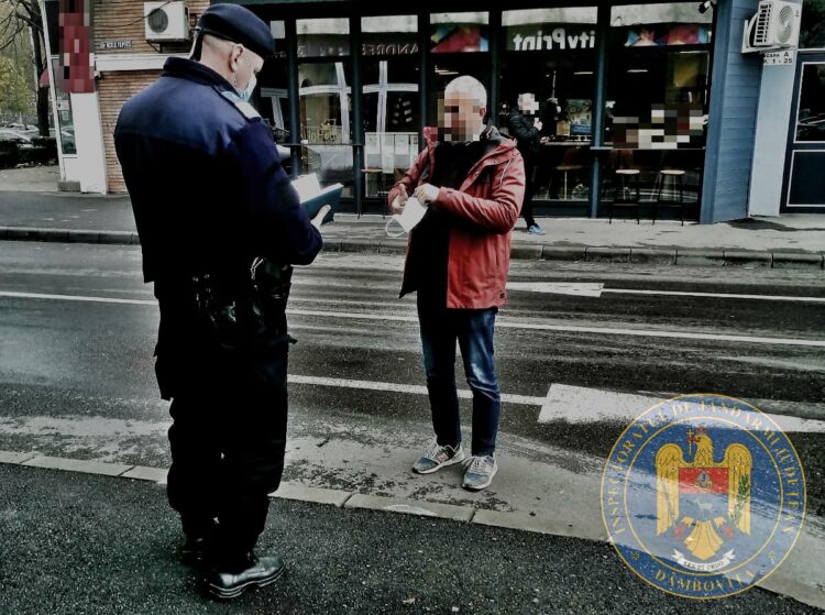 Mai puține amenzi pentru neportul măștii de protecție în ultimele zile!