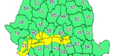 Cod galben de ninsoare în zona montană dâmbovițeană!