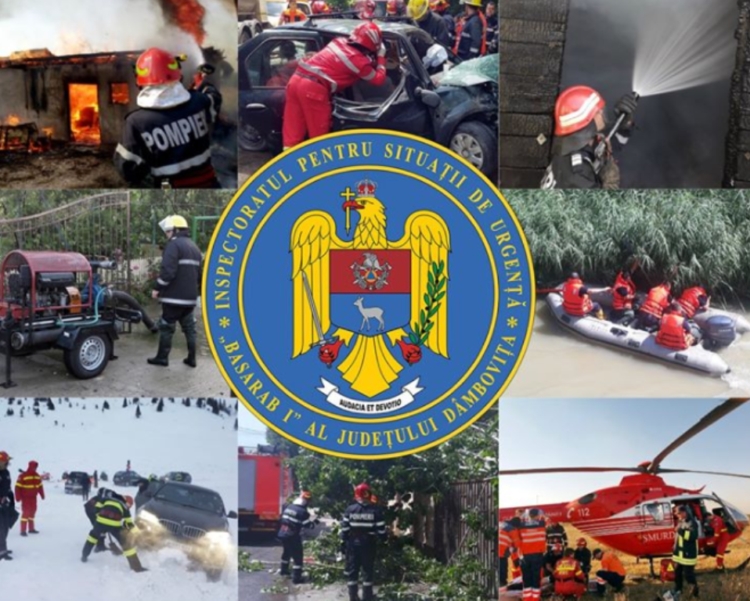 Acţiuni de intervenţie şi activităţi preventive ale ISU “Basarab I” Dâmboviţa!