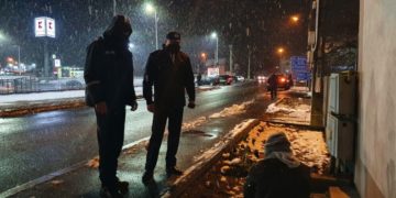 Polițiștii locali au desfășurat acțiuni pentru oamenii străzii!
