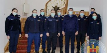 Opt studenți ai Academiei de Poliție din București sunt în practică la Jandarmeria Dâmbovița!
