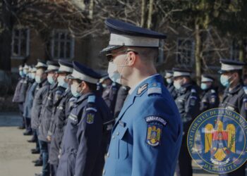 Ceremonie de trecere în corpul ofițerilor la Jandarmeria Dâmbovița!