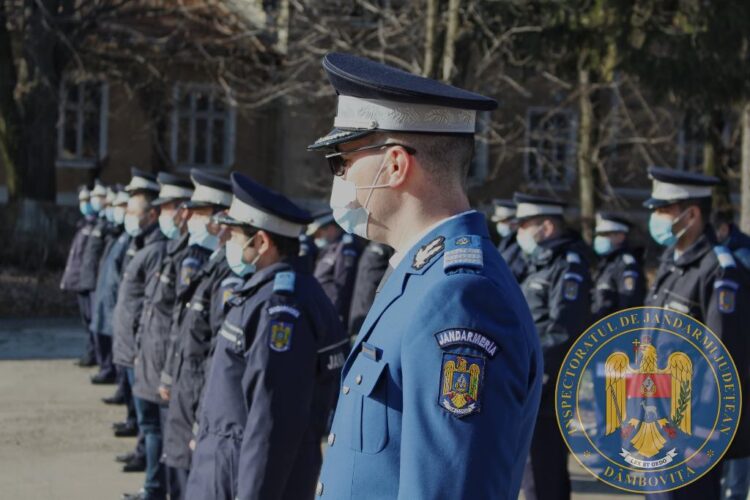 Ceremonie de trecere în corpul ofițerilor la Jandarmeria Dâmbovița!
