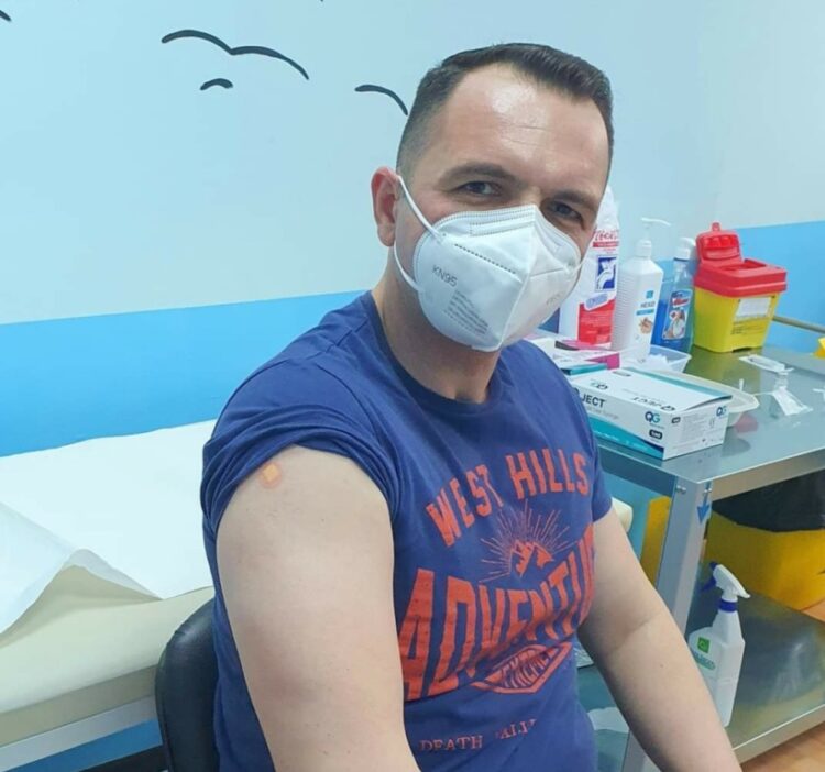 Daniel Cristian Stan s-a vaccinat împotriva COVID-19!