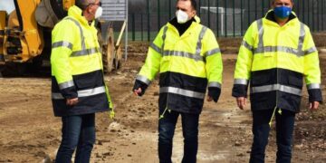 Au început lucrările la parcul de lângă Complexul de Natație!