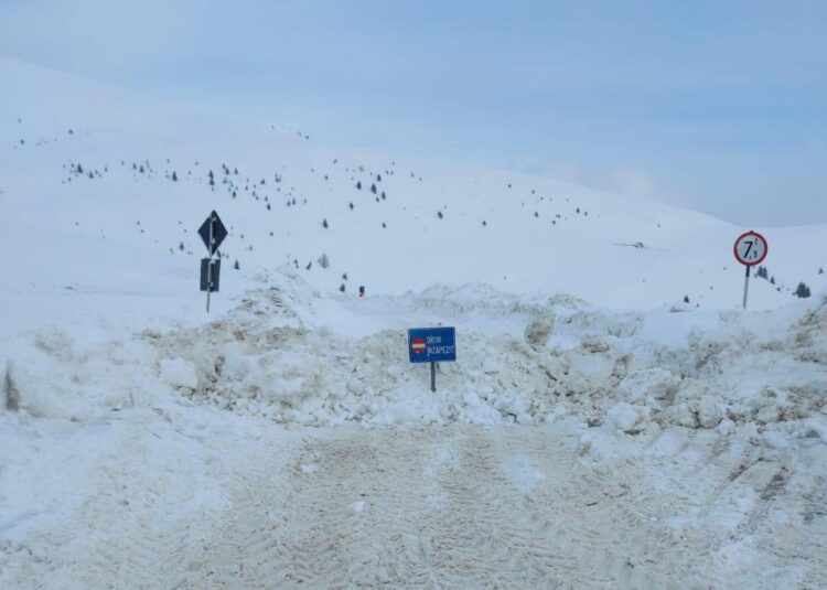 DJ 713 este închis din nou pentru traficul auto!