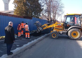 Avansează lucrările pe strada 22 Decembrie din Moreni!