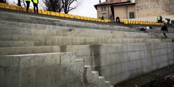 Progres vizibil la stadionul “Eugen Popescu” din Târgoviște!