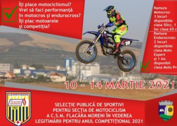 Sportivii Clubului de Motociclism al C.S.M. Flacăra Moreni se pregătesc pentru anul competițional 2021!