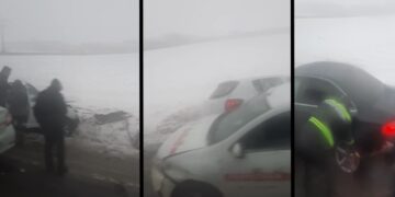 Tamponare în lanț la Crângași!