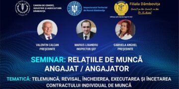 Inspectoratul Teritorial de Muncă organizează seminarul de informare cu privire la „Relațiile de muncă angajat/angajator”!