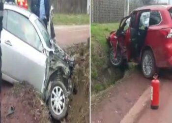 Accident rutier pe raza comunei dâmbovițene Aninoasa!