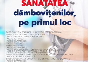 Sănătatea dâmbovițenilor, pe primul loc!