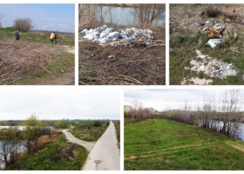 Au fost ridicate deșeurile din zona lacului ,,3 canale,, – Hagioaica