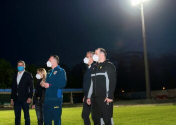 Imagini fără precedent de pe stadionul din Târgoviște