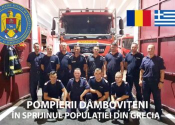 Respect pentru pompierii români și pentru dâmbovițenii noștri, în special!