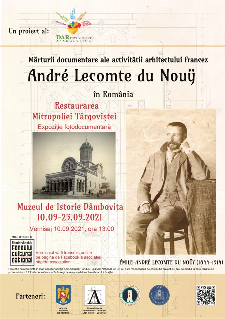 Expoziția „Mărturii documentare ale activității arhitectului francez  André Lecomte du Nouy în România”