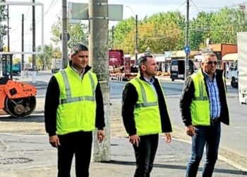 Continuă lucrările de reabilitare și pe strada Șoseaua Găești din municipiul Târgoviște!