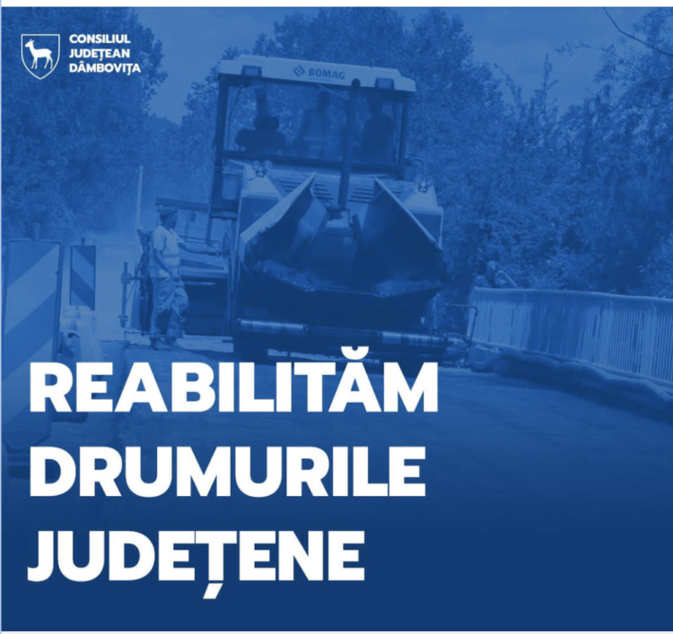 47 de km de drumuri județene dâmbovițene vor intra într-un amplu proiect de reabiltare și modernizare prin Programul Național de Investiții „Anghel Saligny