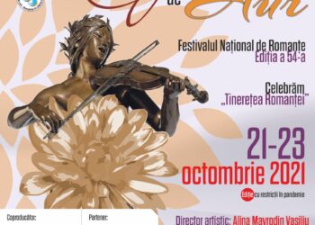 COMUNICAT DE PRESĂ – Festivalul Naţional de Interpretare şi Creaţie a Romanţei „Crizantema de Aur”, ediţia a 54-a, 2021