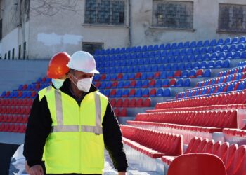Stadionul „Eugen Popescu” prinde contur, pe zi ce trece!