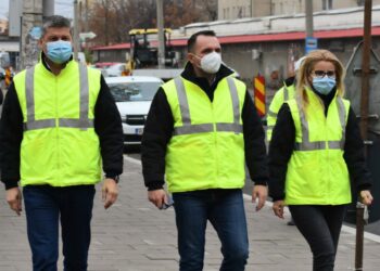 Continuă și lucrările de modernizare a străzii Gării din municipiul Târgoviște