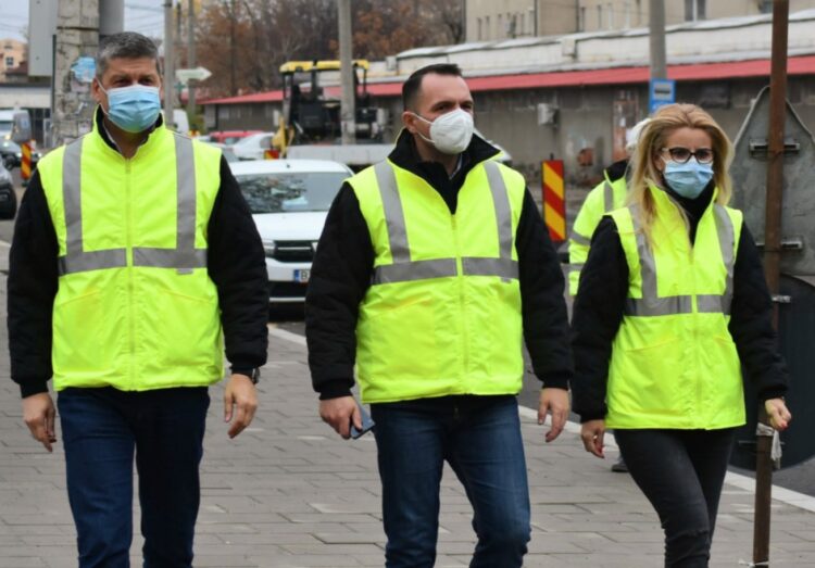 Continuă și lucrările de modernizare a străzii Gării din municipiul Târgoviște