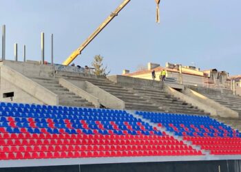 Stadionul „Eugen Popescu” prinde contur, în ritm susținut!