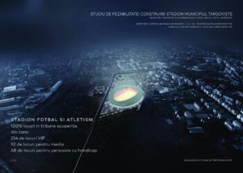 Suntem tot mai aproape de a da startul construirii noului „𝐒𝐭𝐚𝐝𝐢𝐨𝐧 𝐌𝐮𝐧𝐢𝐜𝐢𝐩𝐚𝐥 𝐓𝐚̂𝐫𝐠𝐨𝐯𝐢𝐬̦𝐭𝐞”