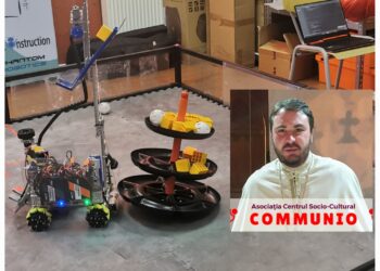 Pr. dr. Ionuț Ghibanu și Communio au sprijinit din nou echipele “Phantom Robotics” și “UnderConstruction” de la Colegiul Național “Constantin Carabella”