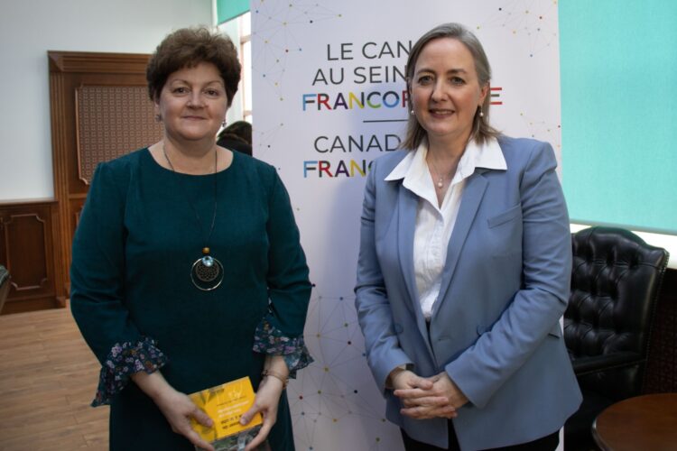 VIZITA EXCELENȚEI SALE, ANNICK GOULET, AMABASADORUL CANADEI ÎN ROMÂNIA,  LA UNIVERSITATEA „VALAHIA” DIN TÂRGOVIȘTE