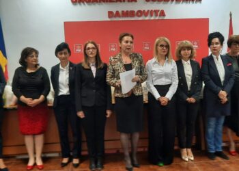 19 copii cu rezultate foarte bune la școală în ultimul an au primit astăzi câte un mic cadou din partea Organizației Femeilor Social Democrate Târgoviște