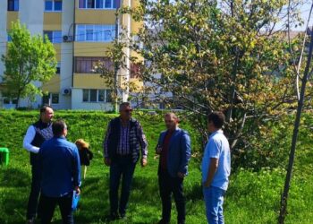 Vizită de lucru a conducerii Primăriei Târgoviște inainte de realizarea proiectului- „Valorificarea și Amenajarea Peisagistică a Șanțului și a Valului Cetății”!