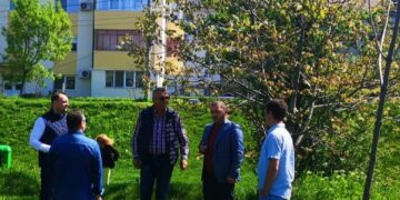 Vizită de lucru a conducerii Primăriei Târgoviște inainte de realizarea proiectului- „Valorificarea și Amenajarea Peisagistică a Șanțului și a Valului Cetății”!