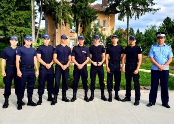 Viitorii subofițeri jandarmi în practică la Jandarmeria Dâmboviţa