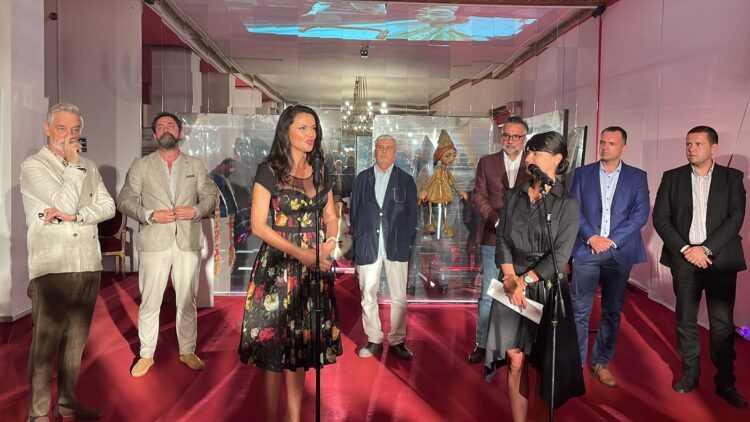 În această seară, foaierul teatrului Tony Bulandra a fost gazda vernisajului de pictură al artistei Carmen Olteanu, în prezenta ministrului Culturii, Lucian Romașcanu,