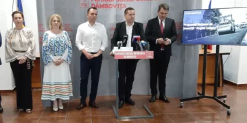 Proiectele finanțate prin  „Anghel Saligny”, prezentate în  cadrul unei conferințe de presă susținută de conducerea PSD Dâmbovița
