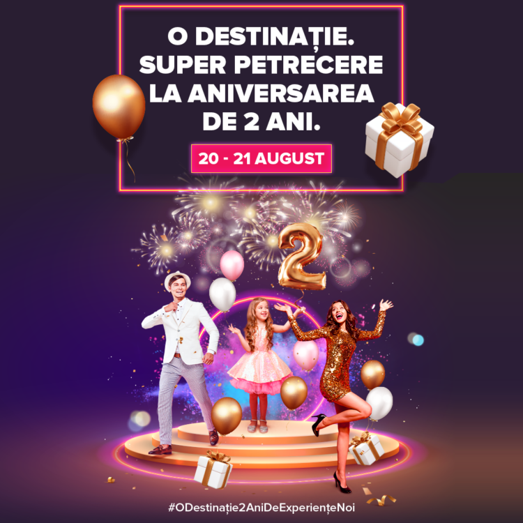 2 ani de Dâmbovița Mall -Gaşca Zurli si Kiss FM te invită la aniversare