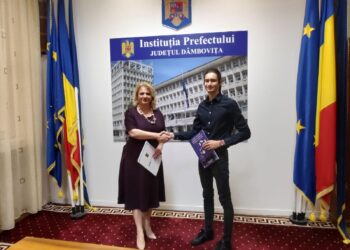 Prefectul Claudia Gilia a semnat astăzi Protocolul de colaborare între Instituția Prefectului – Județul Dâmbovița și Consiliul Județean al Elevilor Dâmbovița