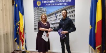 Prefectul Claudia Gilia a semnat astăzi Protocolul de colaborare între Instituția Prefectului – Județul Dâmbovița și Consiliul Județean al Elevilor Dâmbovița