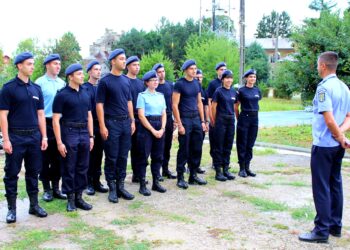 Elevi jandarmi în practică la Inspectoratul de Jandarmi Judeţean Dâmboviţa