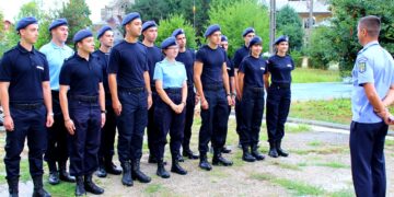 Elevi jandarmi în practică la Inspectoratul de Jandarmi Judeţean Dâmboviţa