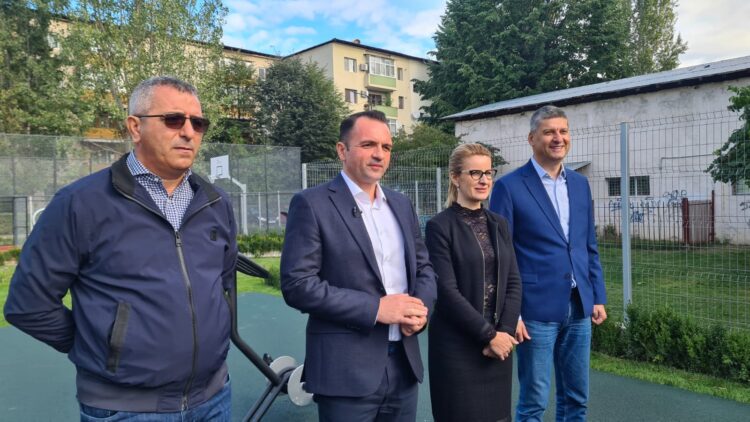 Lucrări finalizate la spațiul de fitness situat în cartierul Mihai Viteazul (micro 9), în vecinătatea străzii Matei Vlădescu