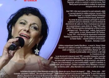 Concert aniversar susținut de Alina Mavrodin Vasiliu – „Romanța ne unește”