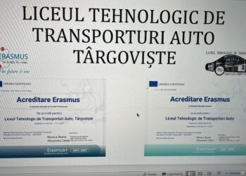 Liceul Tehnologic de Transporturi Auto Târgoviște, partener în Proiectul ERASMUS „Science is cool”