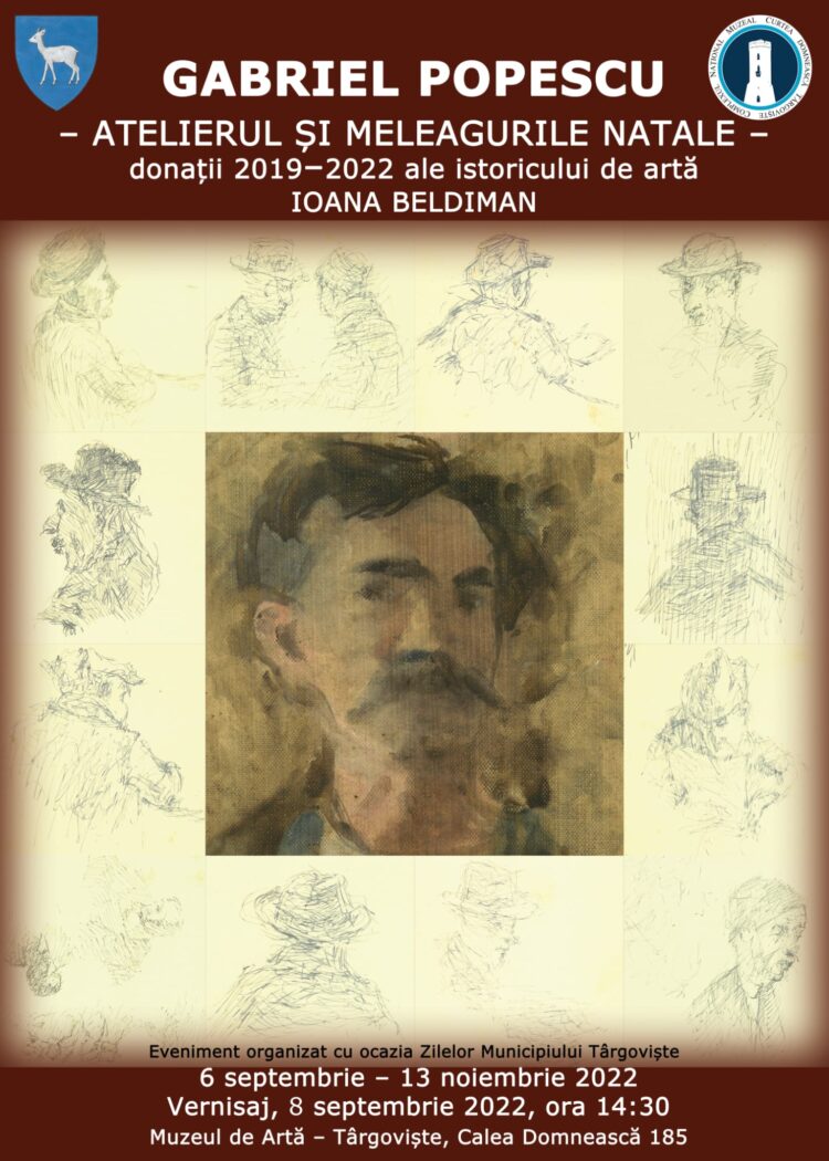 GABRIEL POPESCU – ATELIERUL ȘI MELEAGURILE NATALE – Donații 2019-2022 ale istoricului de artă Ioana Beldiman