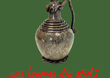 Proiectul expozițional „Comori în obiectiv” continuă cu un nou obiect de patrimoniu – vas funerar din sticlă